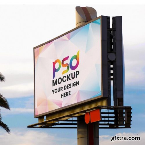 Huge billboard mockup