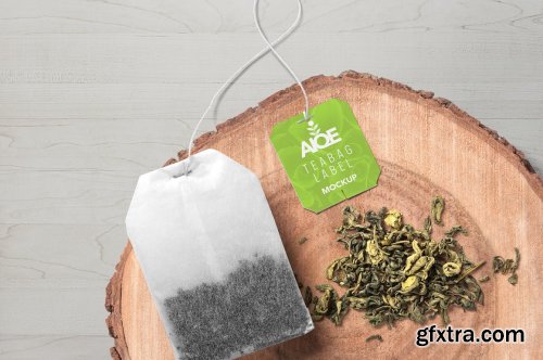 CreativeMarket - Tea Bag Label Mockups 7287050