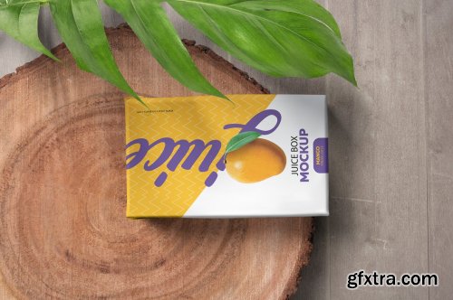 CreativeMarket - Juice Packing Box Mockups 7287059