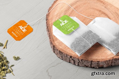 CreativeMarket - Tea Bag Label Mockups 7287050