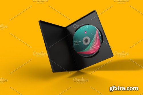 CreativeMarket - DVD Case & Disk Mockup 7305232