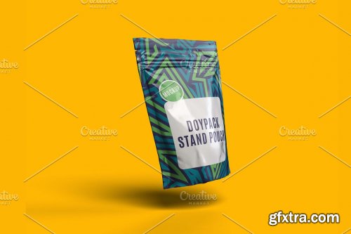 CreativeMarket - Doypack - Stand up Pouch Mockup 7305245