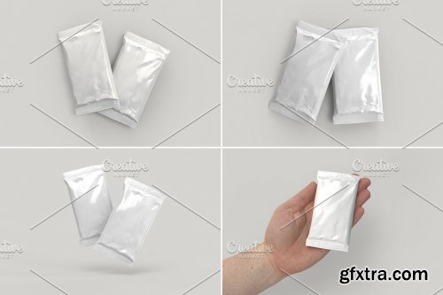 CreativeMarket - Pouch Packaging Mockup - 8 views 7309809