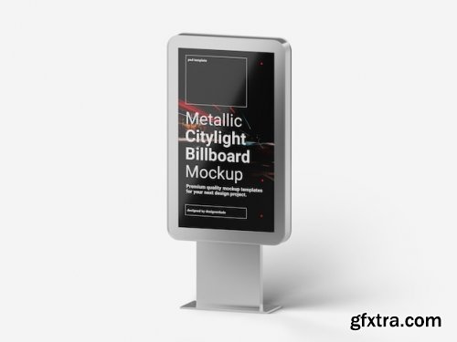 Street billboard mockup 