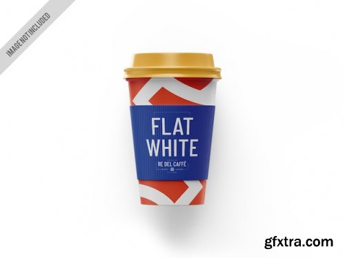 Coffee takeaway cup mockup