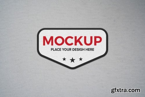 Embroidered shirt design mockup