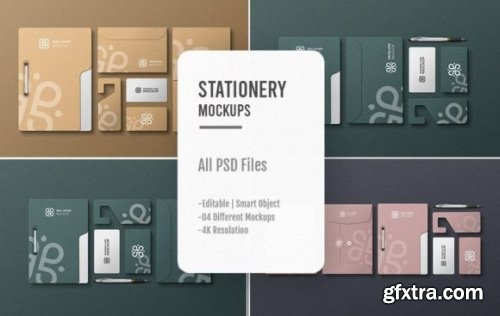 04 PSD Stationary Mockups