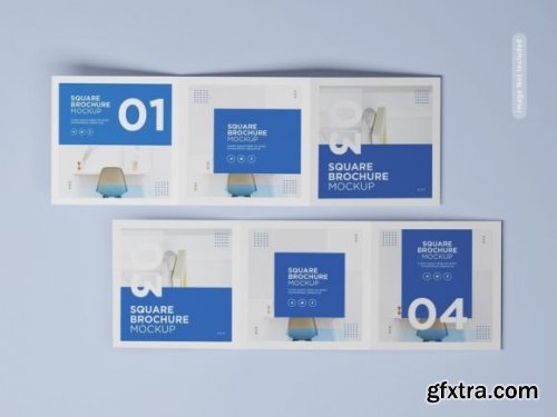 04 PSD Square Brochure Mockups