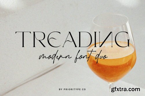 Treading - Modern Font Duo