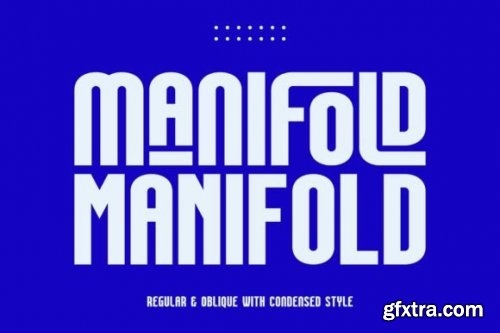  Manifold Font