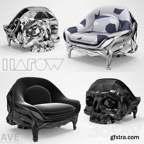 AVE Harow skull armchair