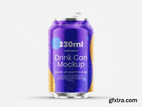 Soda can mockup