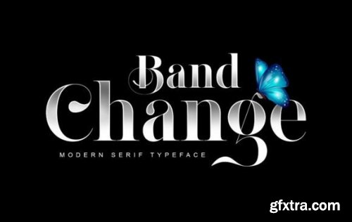  Band Change Font