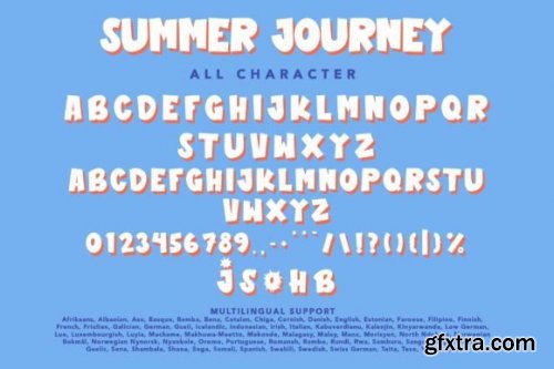  Summer Journey Font