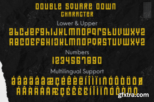  Double Square Font