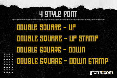  Double Square Font