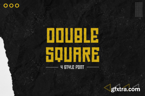  Double Square Font