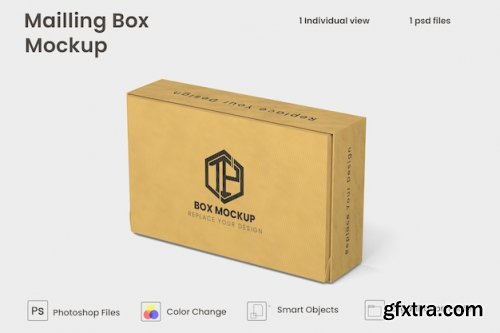 Mailing box mockup