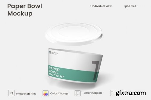 Paper bowl mockup