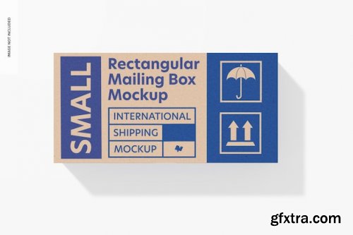 Rectangular mailing boxes mockup