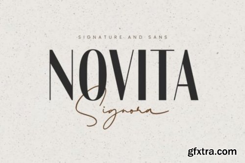  Novita Signora Duo Font