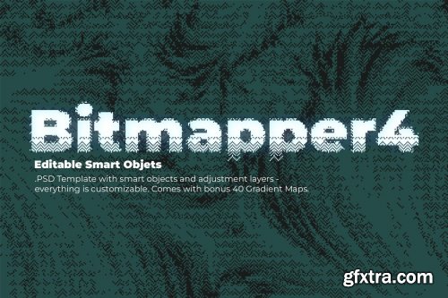 CreativeMarket - Bitmapper 4 - PSD Template 7311846