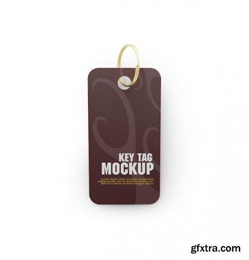 Key tag mockup