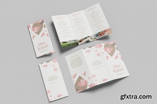 CreativeMarket - Trifold Brochure Mockup 7308401