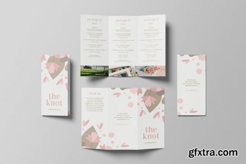 CreativeMarket - Trifold Brochure Mockup 7308401