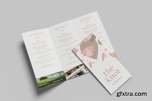 CreativeMarket - Trifold Brochure Mockup 7308401