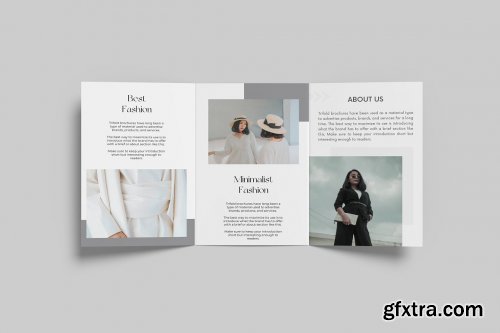 CreativeMarket - A5 Trifold Brochure Mockup 7308507