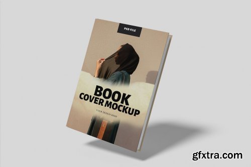 CreativeMarket - Book Cover Mockup 7308588