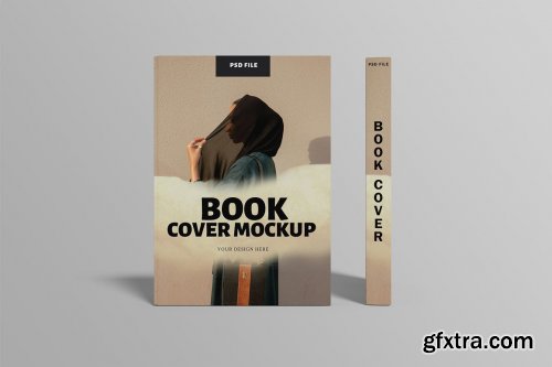 CreativeMarket - Book Cover Mockup 7308588