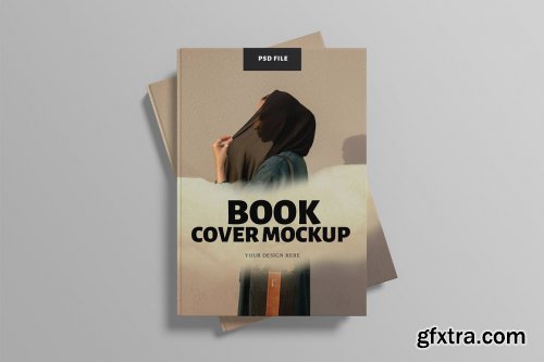 CreativeMarket - Book Cover Mockup 7308588