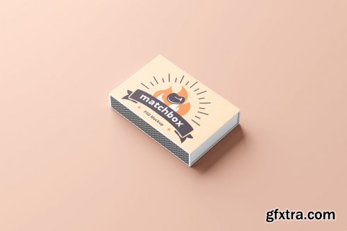 CreativeMarket - Matchbox & Matchbook Mockups 7250682