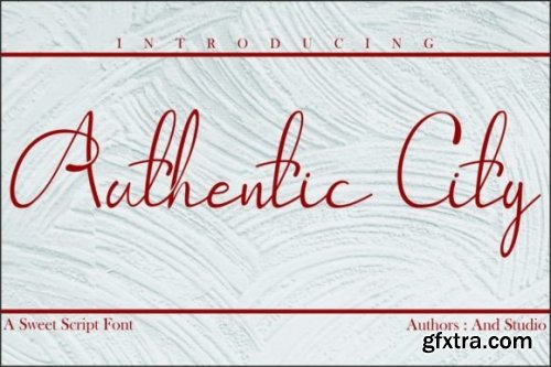  Authentic City Font