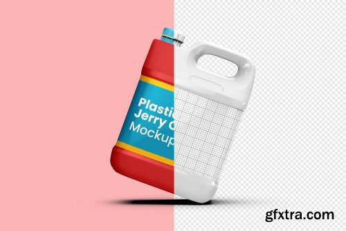 CreativeMarket - Plastic Jerry Can Mockup - 8 views 7329784