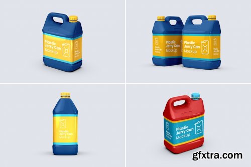 CreativeMarket - Plastic Jerry Can Mockup - 8 views 7329784