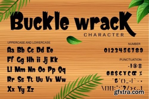  Buckle Wrack Font