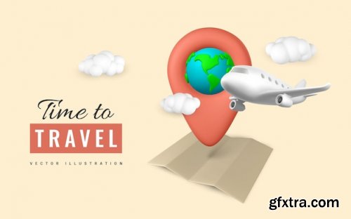 Time to travel promo banner design