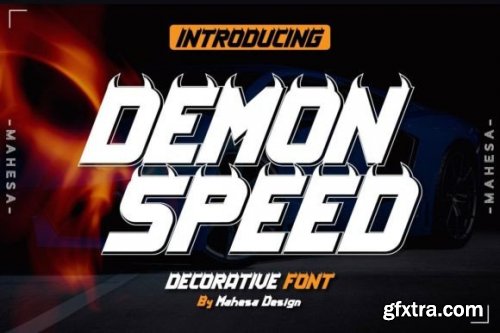 Demon Speed Font