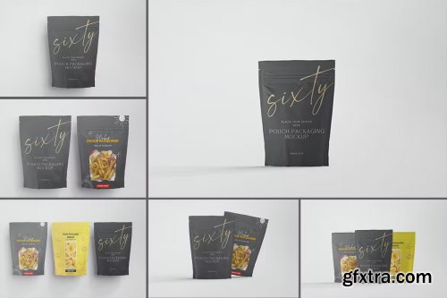 Pouch Packaging Mockups