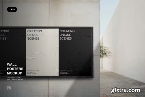 Wall Posters Mockup