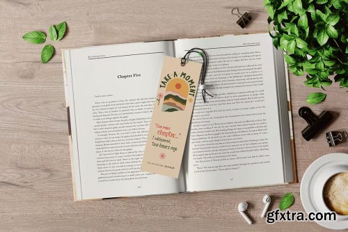 Paper Bookmark Mockup