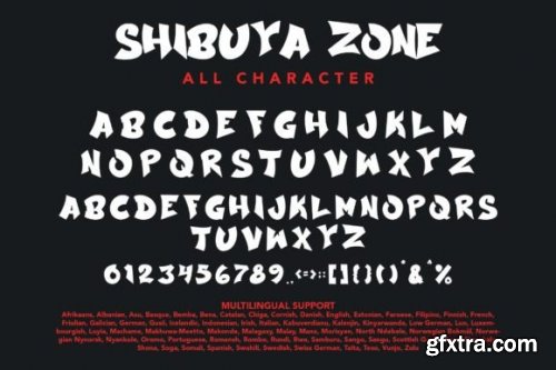  Shibuya Zone Font