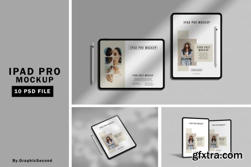 CreativeMarket - iPad Pro Mockup 7331557