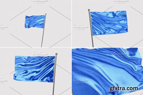 CreativeMarket - Flag Mockups - 8 views 7338266