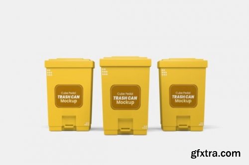 Trash Can Mockup