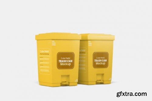 Trash Can Mockup