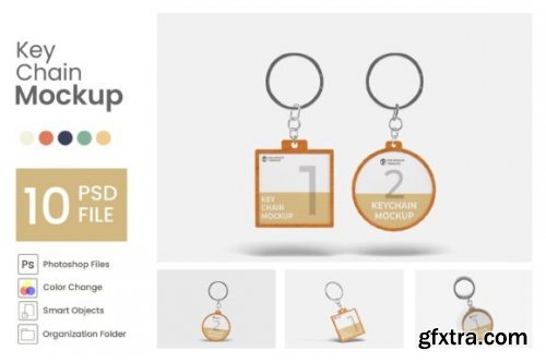 Key Chain Mockup